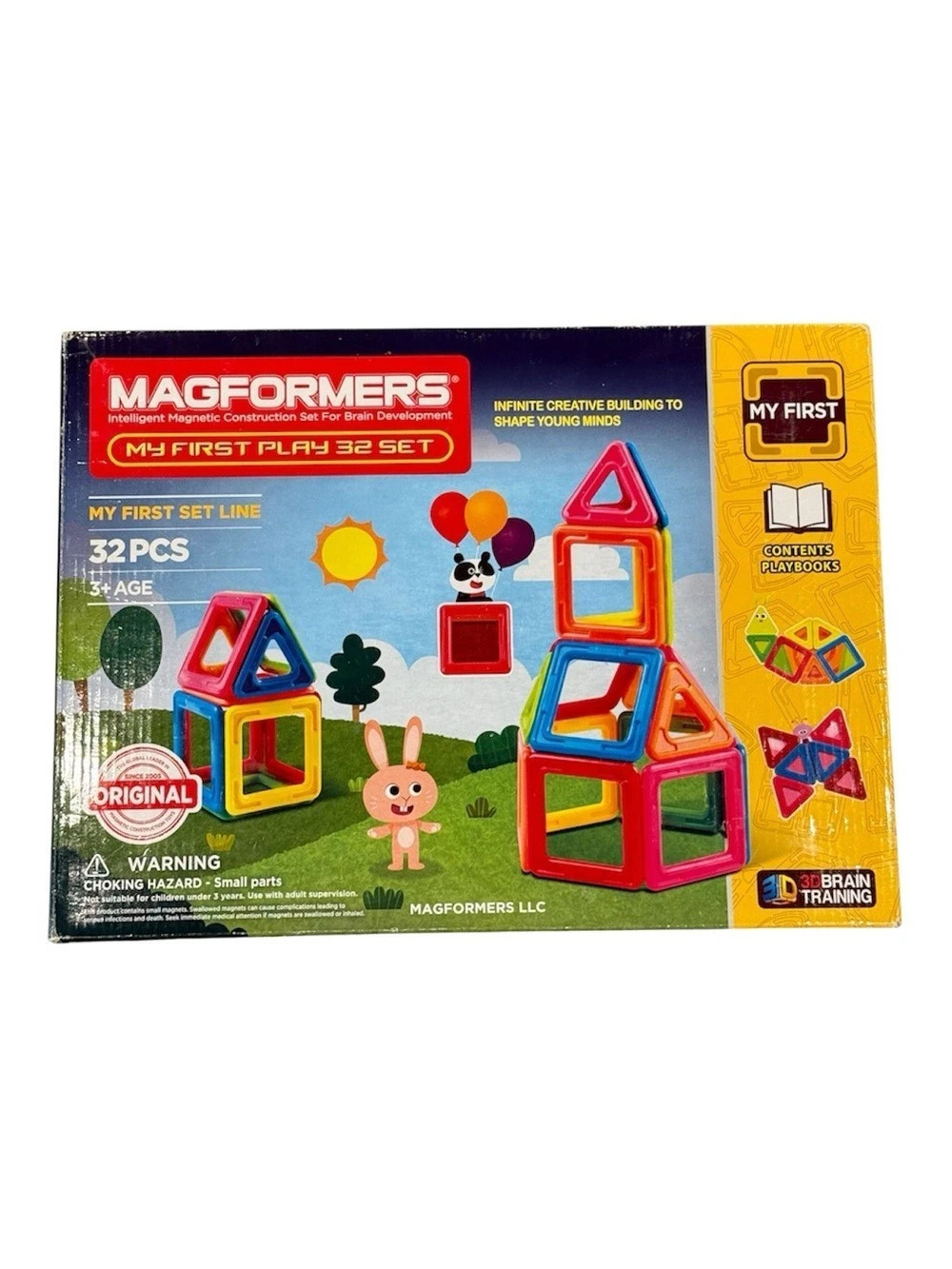 Magformers My First Play 32-Piece Set Magnetic Construction Set
